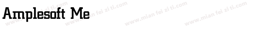 Amplesoft Medium字体转换